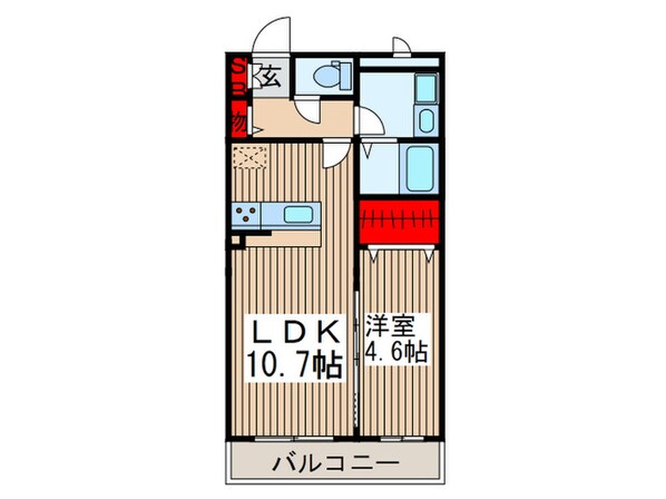 アムール奈良町の物件間取画像